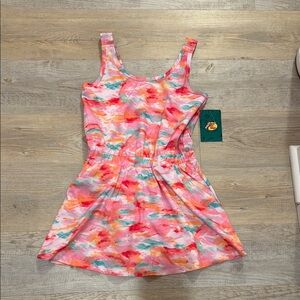 Colorful Watercolor Tank Dress